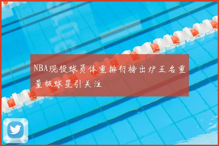 NBA现役球员体重排行榜出炉五名重量级球星引关注